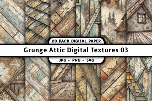 Download Grunge Attic Digital Textures 03 - Textures Collection
