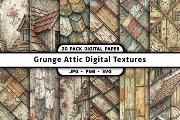 Download Grunge Attic Digital Textures - Textures Collection