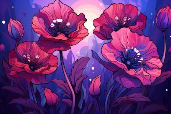 Download Botanical Textures Floral Poppy Nature - Textures Collection