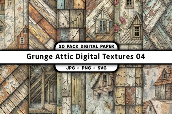 Download Grunge Attic Digital Textures 04 - Textures Collection