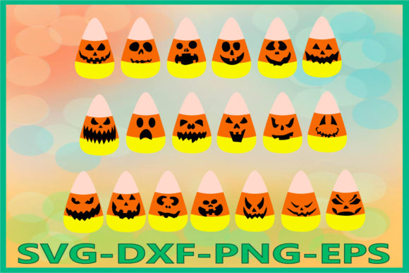 Download Candy Corn Face, Halloween - Candy corn Collection