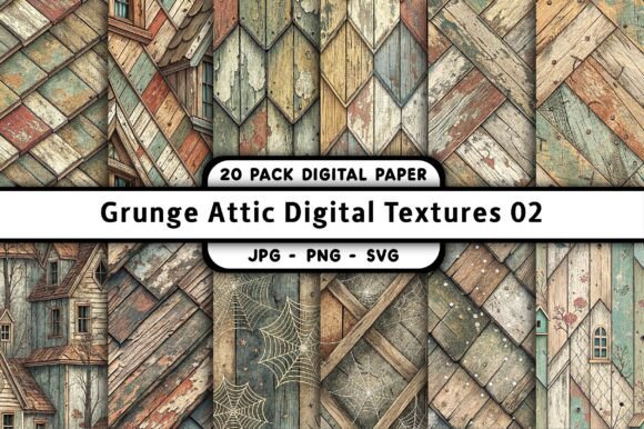 Download Grunge Attic Digital Textures 02 - Textures Collection