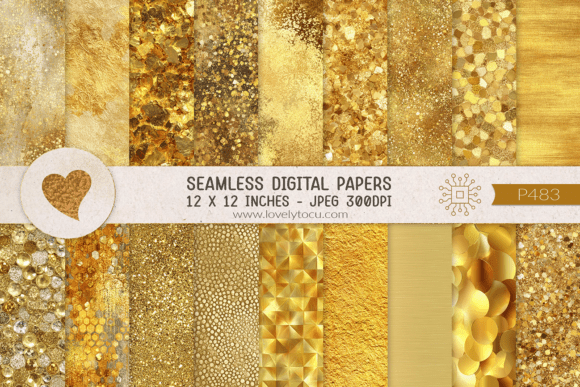 Download Gold Glitter and Metallic Textures - Textures Collection