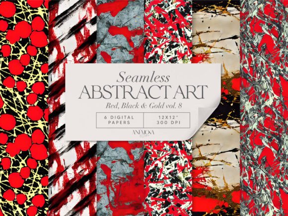 Download Modern Red Abstract Art Digital Textures - Textures Collection