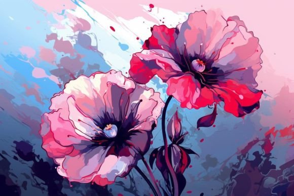 Download Poppy Field Scenes Flower Textures - Textures Collection