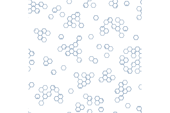 Download Hexagonal Molecular Structure Seamless P - Structure Collection