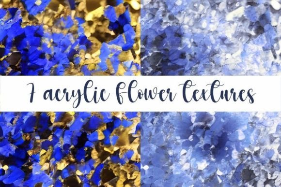 Download 7 Abstract Acrylic Flower Textures - Textures Collection