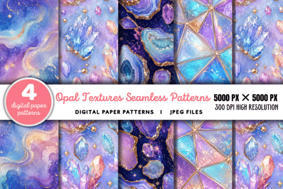 Download Opal Textures Digital Paper Pattern - Textures Collection