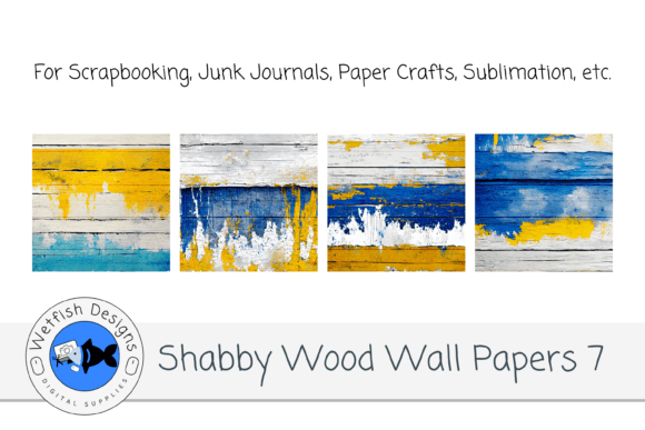 Download Shabby Chic Wood Digital Textures 7 - Textures Collection