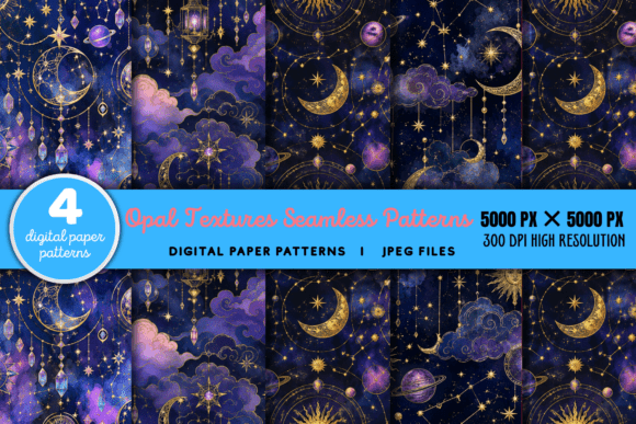 Download Opal Textures Digital Paper Pattern - Textures Collection