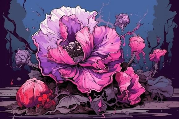 Download Botanical Textures Floral Poppy Nature - Textures Collection