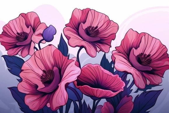 Download Poppy Field Scenes Flower Textures - Textures Collection