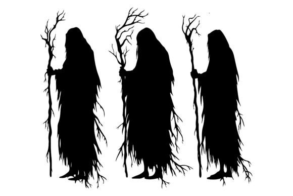 Download Spooky Silhouette Vector Element Set - Spooky Collection