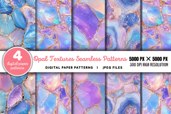 Download Opal Textures Digital Paper Pattern - Textures Collection